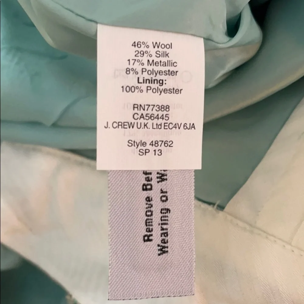 Jacquard cropped pants
